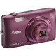 Nikon Coolpix S5300 16MP 8x Optical Zoom Digital Camera - Plum